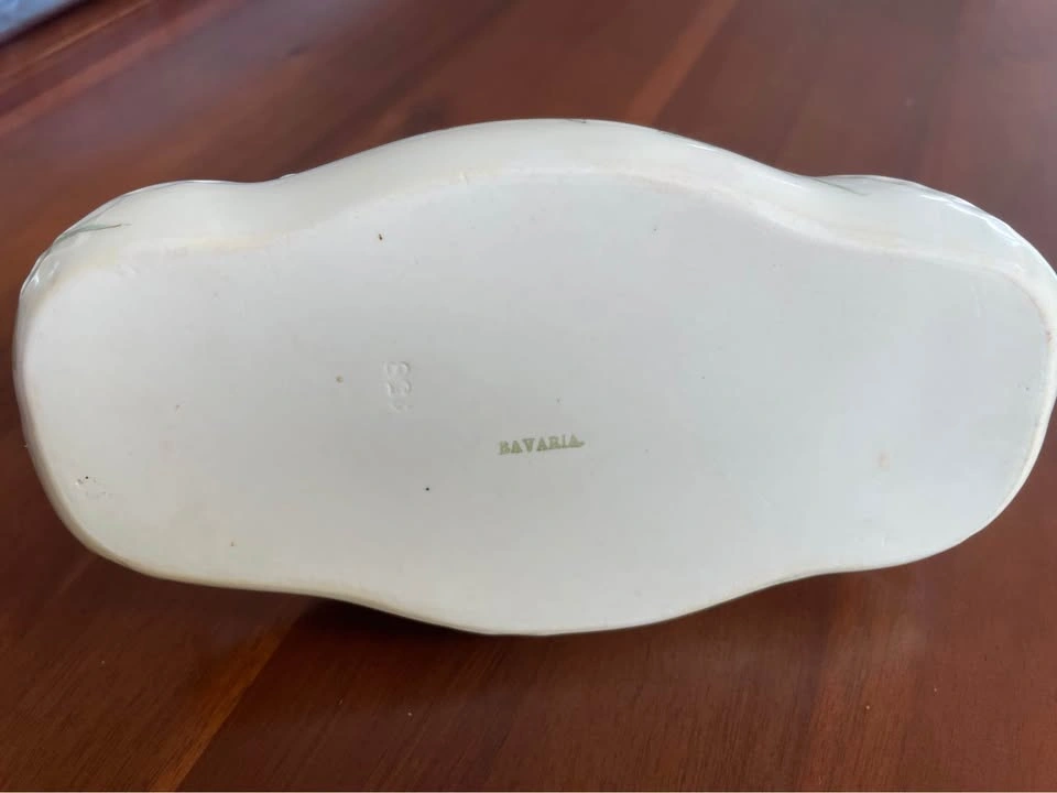 Antique Bavarian Porcelain Calling Card Holder — c. 1900–1920 - photo 3