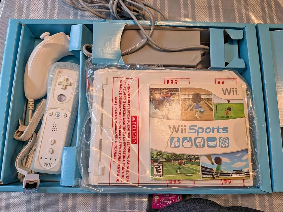 Nintendo Wii Console with Wii Sports and Games