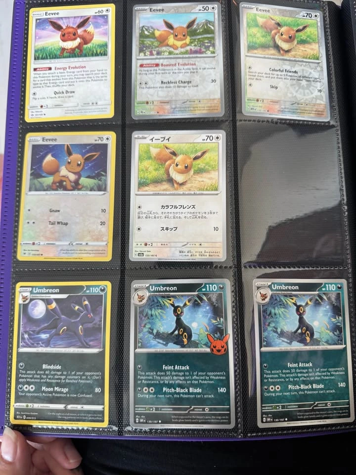 Eevee and eeveelutions Pokémon card lot - photo 2