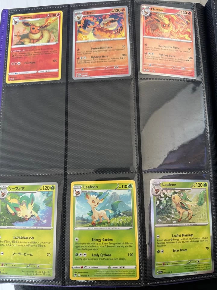 Eevee and eeveelutions Pokémon card lot - photo 4