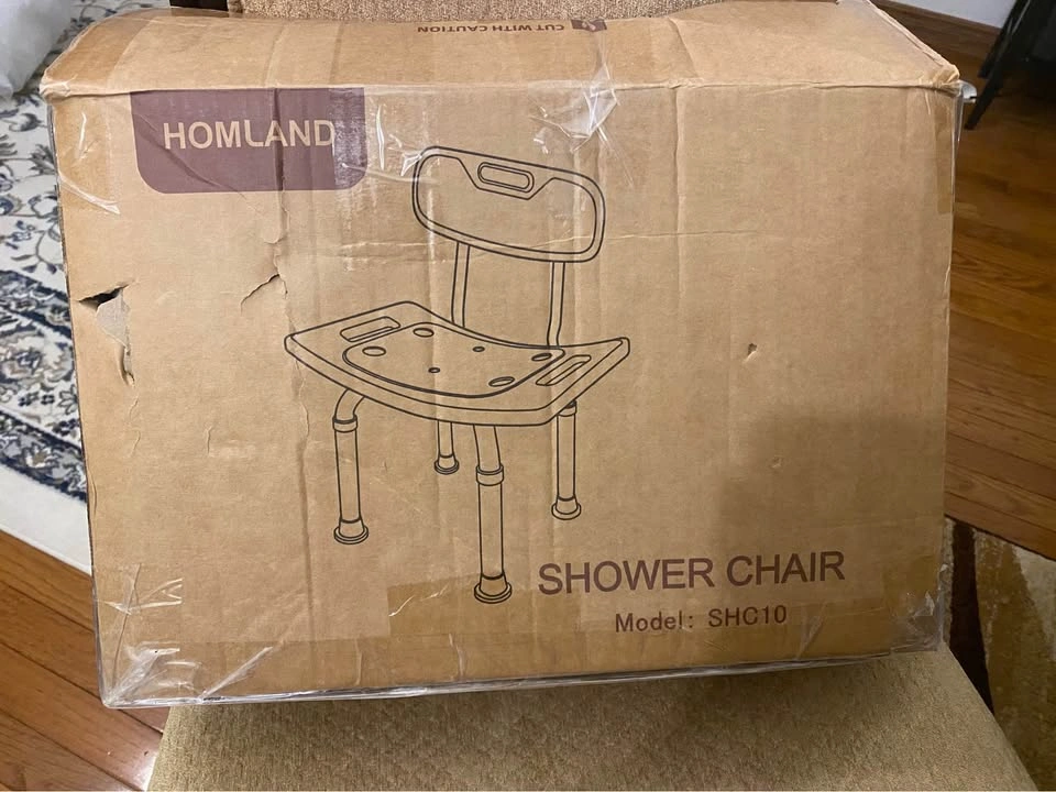 Shower Chair for Inside Shower with Removable Back - photo 2