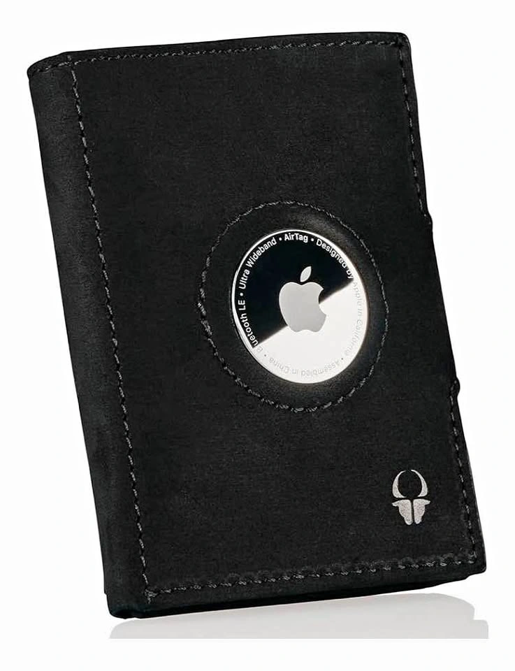 DONBOLSO Slim AirTag Wallet Leather Card Holder