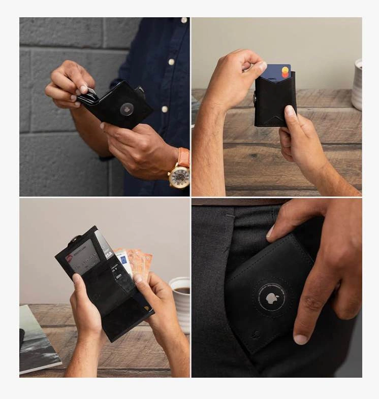 DONBOLSO Slim AirTag Wallet Leather Card Holder - photo 3