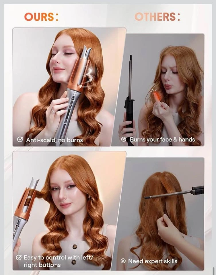 New SHEGLAM Automatic Curling Iron 1 inch with 3 Temperatures - photo 5