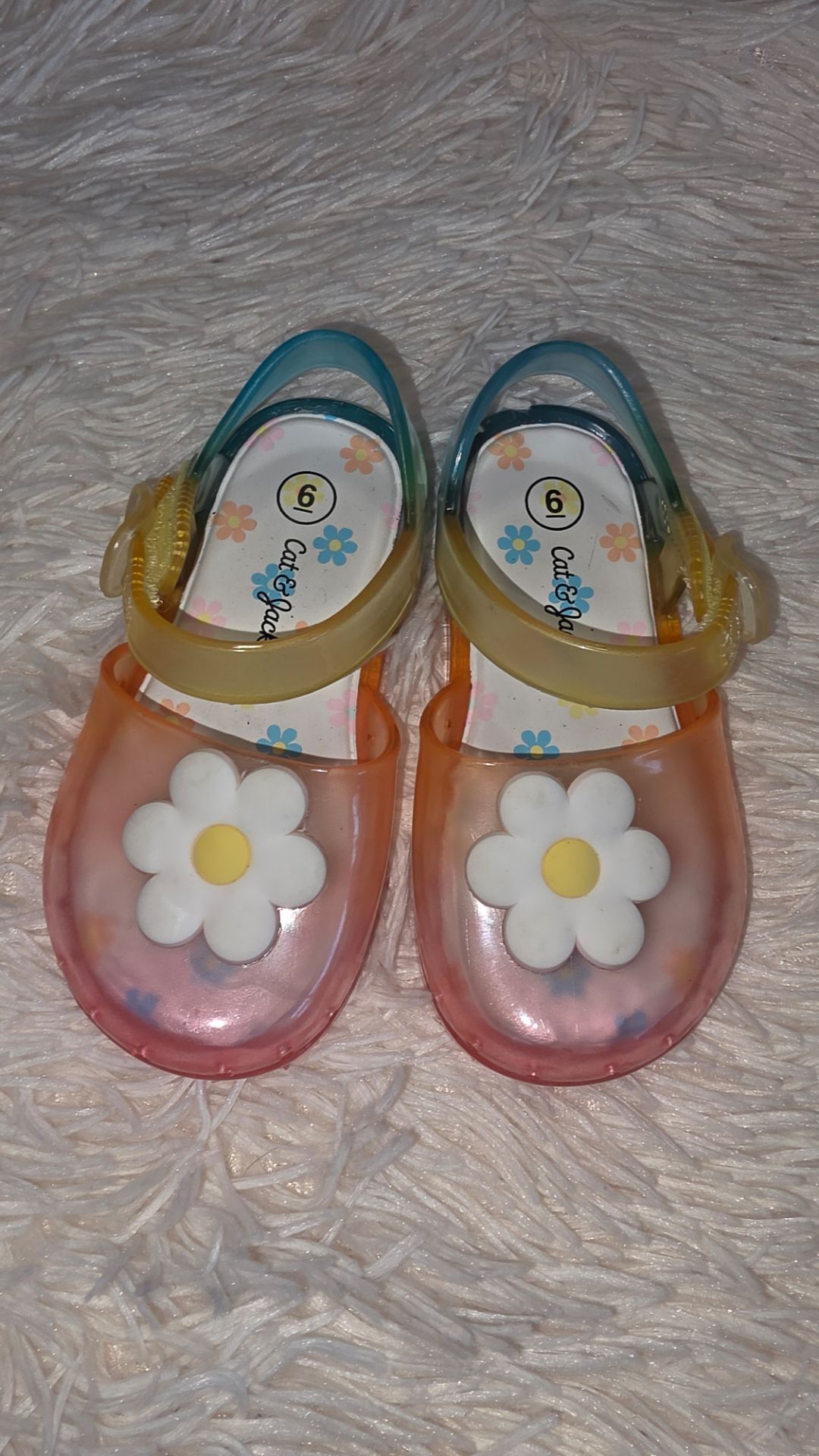 Cat and Jack Jelly Sandals 6T