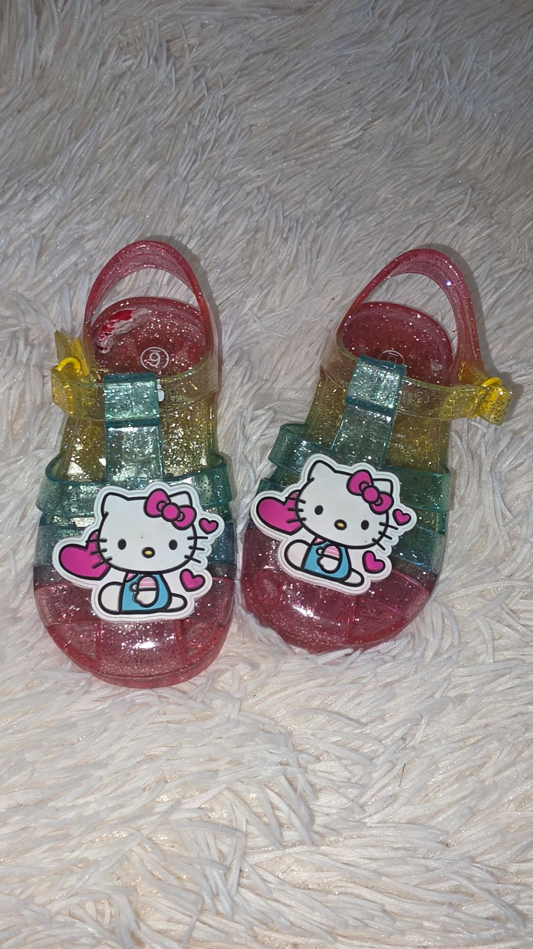 Hello Kitty Jelly Sandals 6C