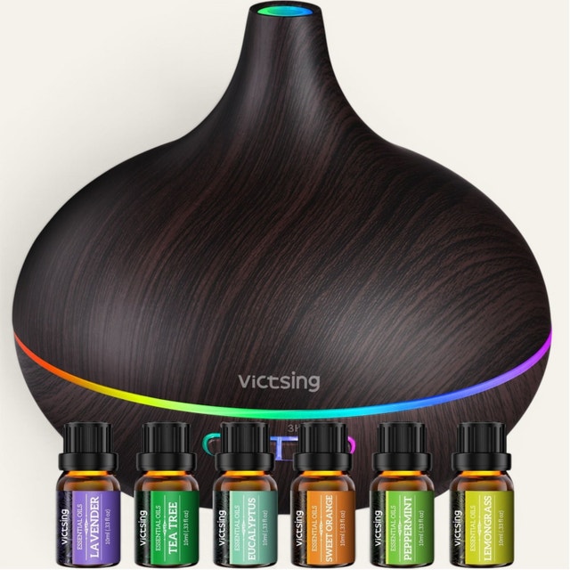 VicTsing 500ml Aromatherapy Diffuser + 11 Essential Oils Set - photo 2
