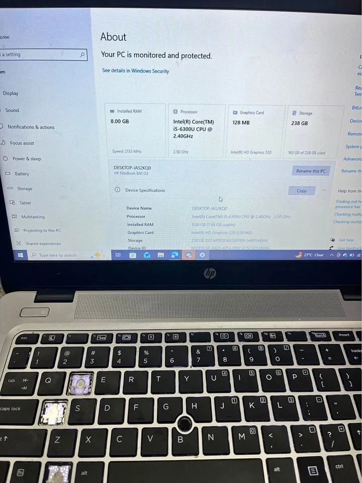 Hp laptop for school work