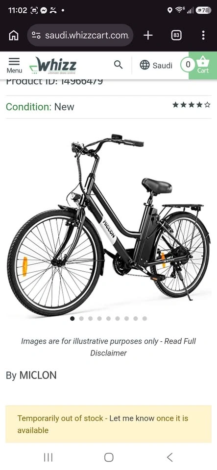 MICLON LNE 26 Electric Bike for Adults, 36V 10AH Battery - photo 2