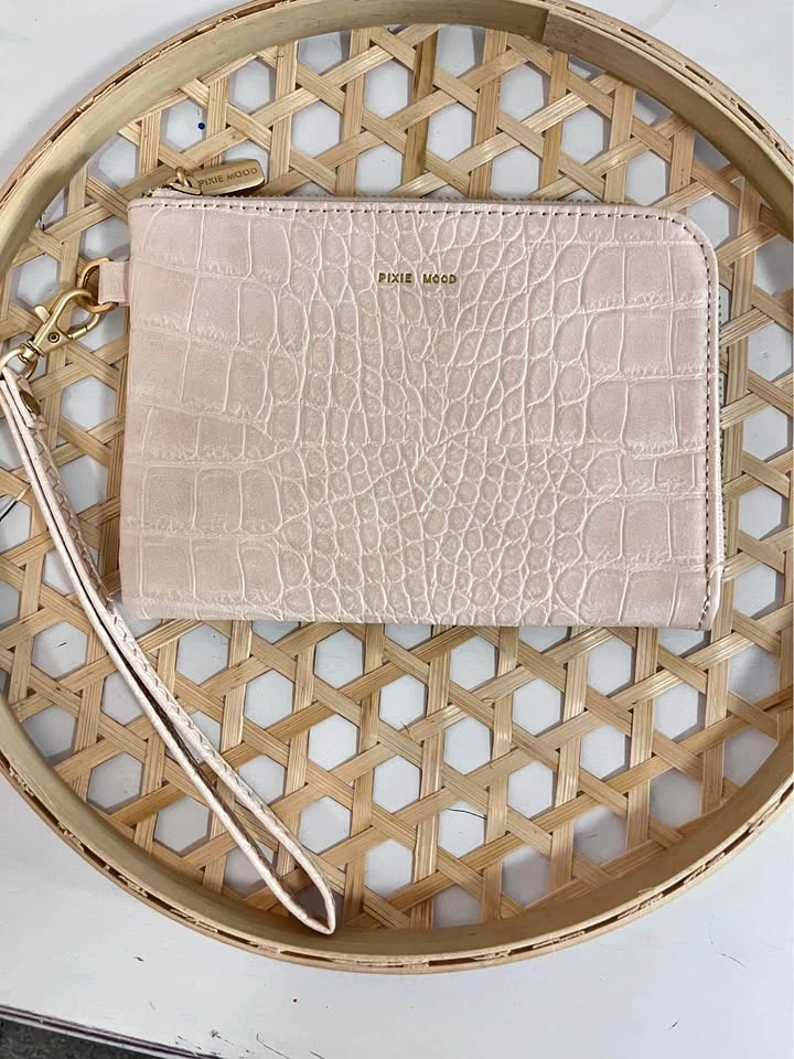 Pixie Mood Vegan Leather Wristlet Clutch