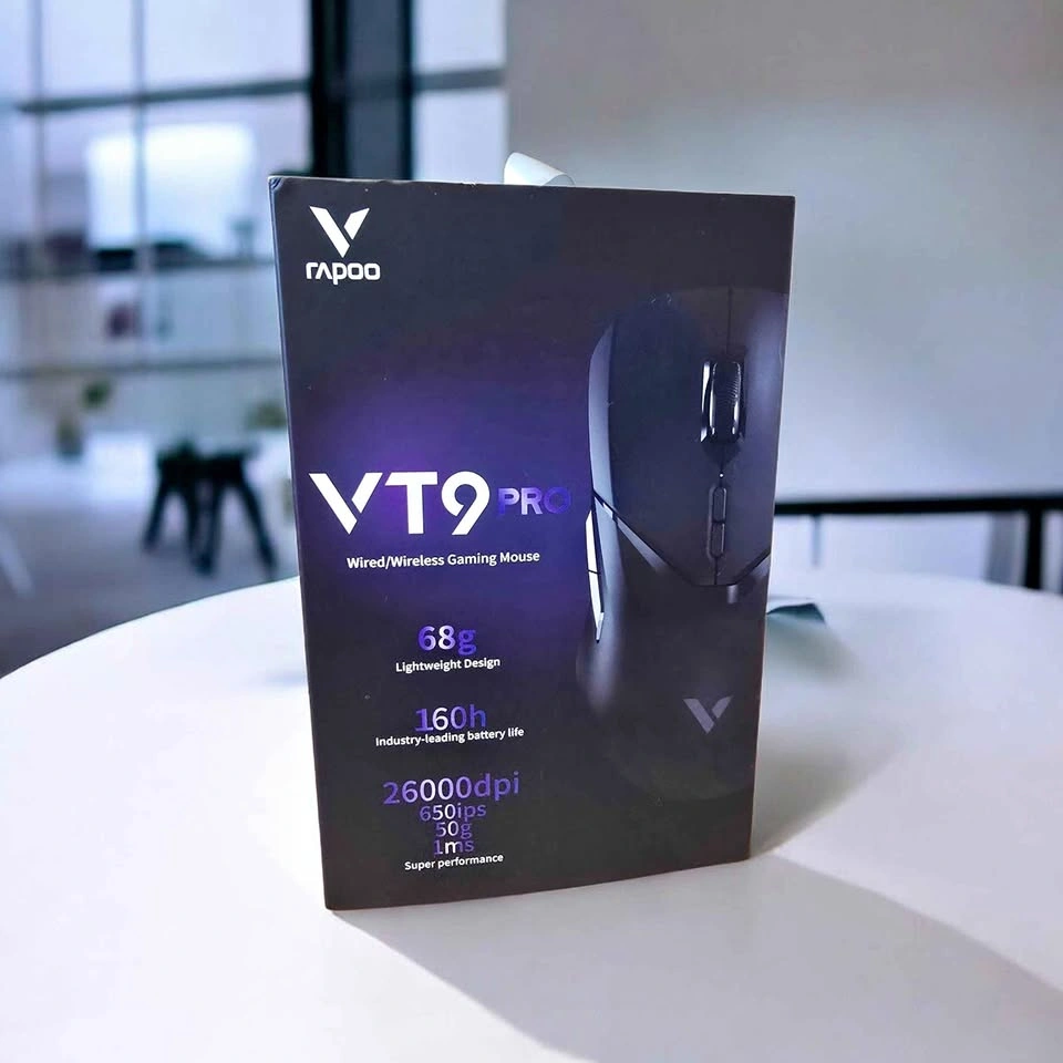 Rapoo VT9 Pro – Wired/Wireless Gaming Mouse (Brand New, Sealed)