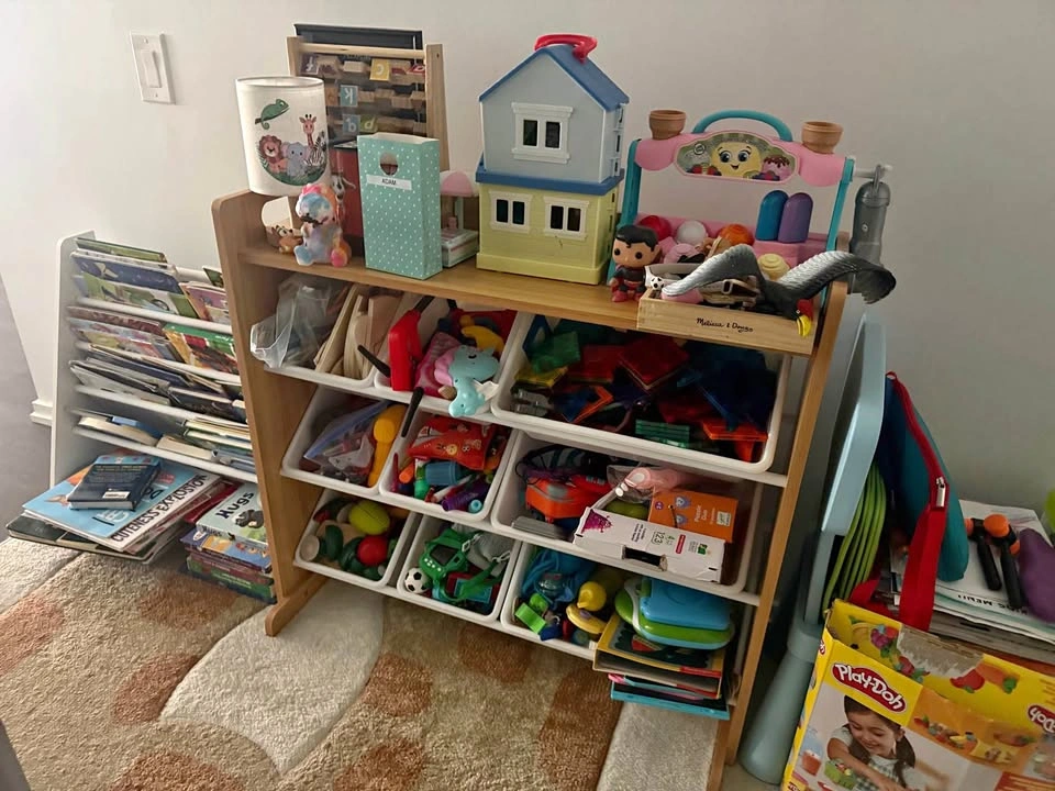 Children’s toy shelf