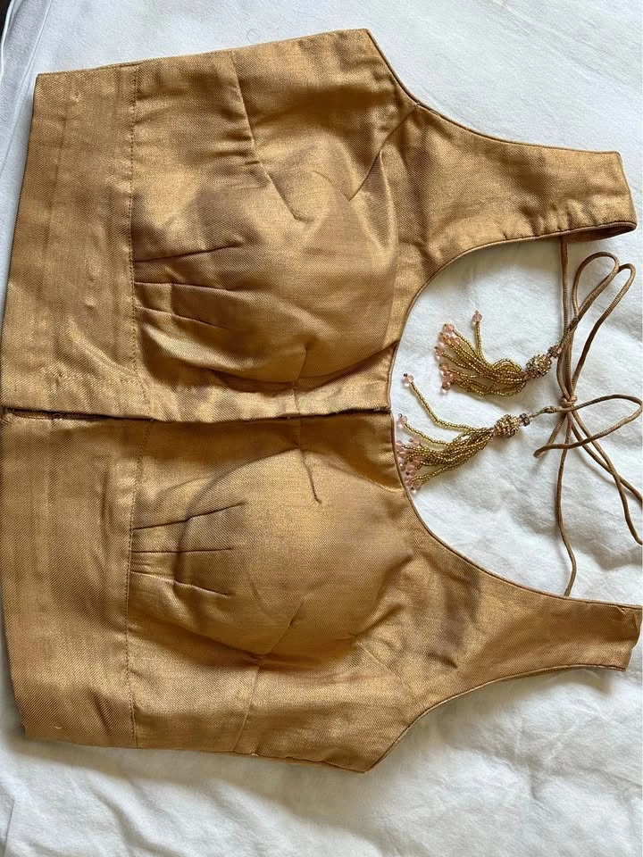 Gold and Silver Saree Blouses