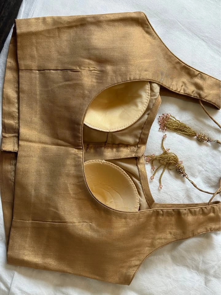Gold and Silver Saree Blouses - photo 2
