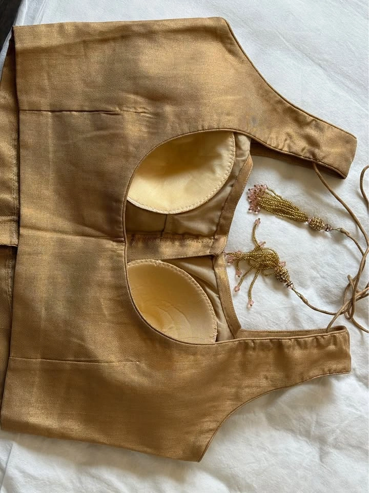 Gold and Silver Saree Blouses - photo 3