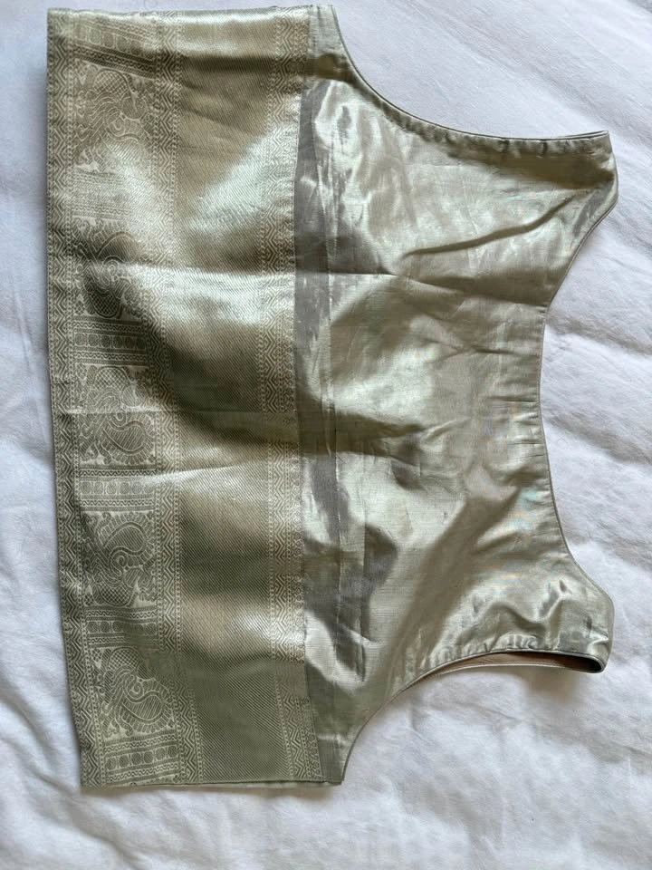 Gold and Silver Saree Blouses - photo 5
