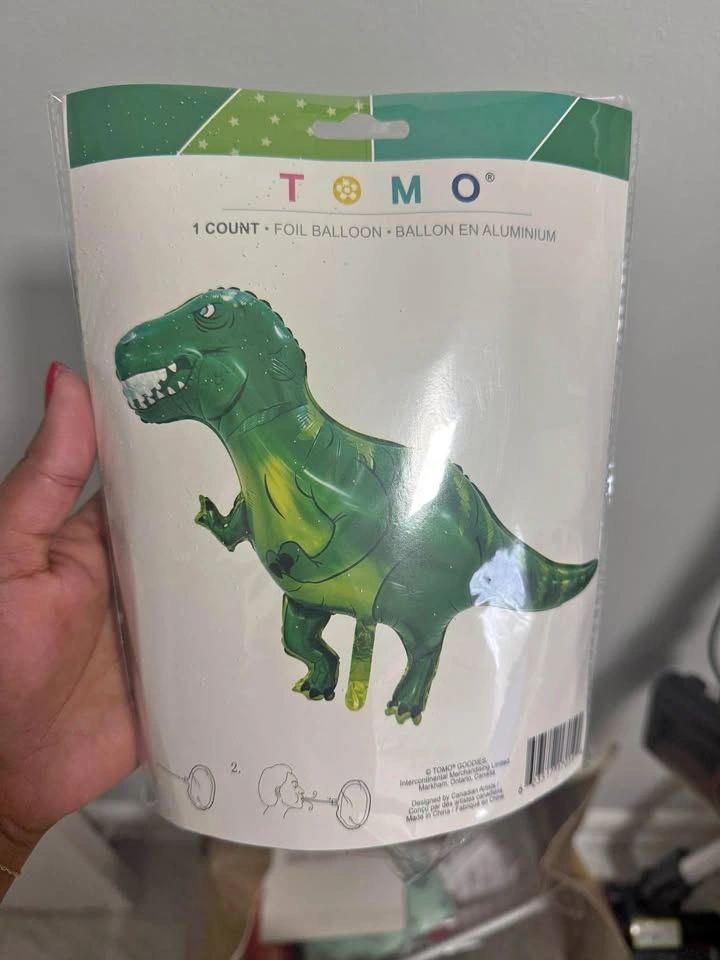 Dino-themed birthday supplies