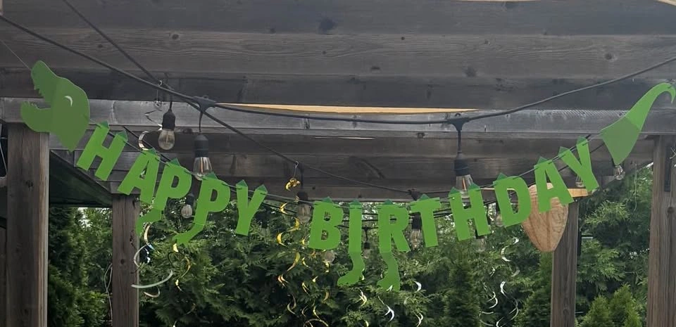Dino-themed birthday supplies - photo 5