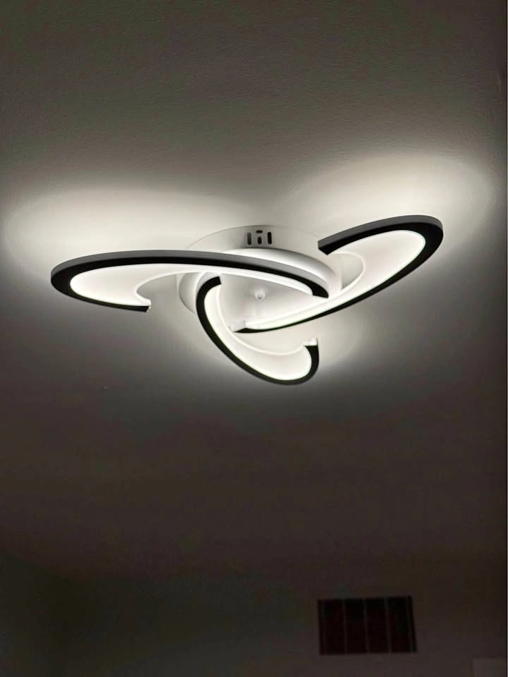 Modern Spiral LED Ceiling Light Fixture - Set of 2