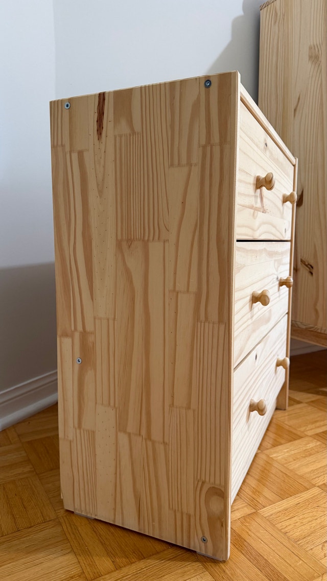 IKEA Pine 3-Drawer Dresser - photo 5