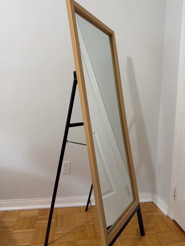 IKEA Floor Mirror with Wooden Frame - photo 2