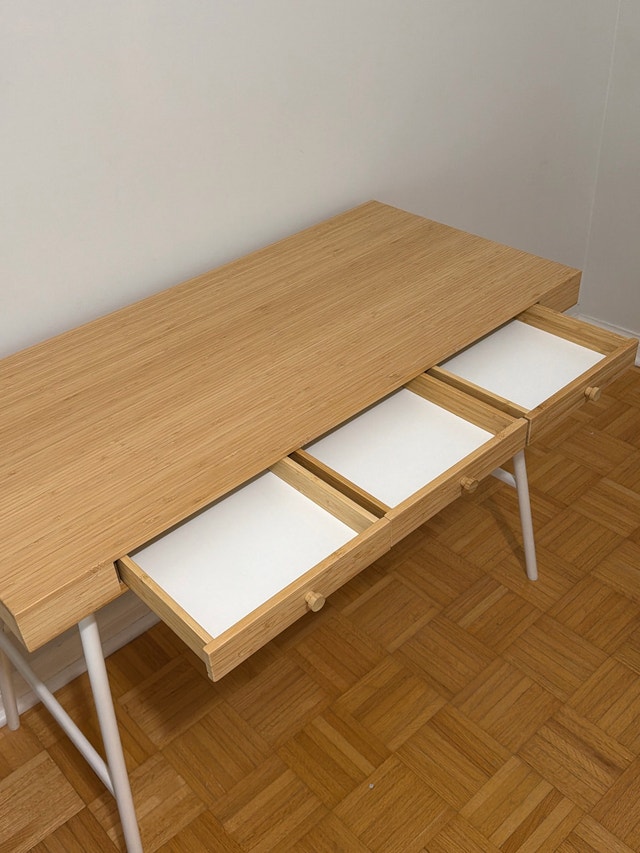 IKEA Bamboo Desk - photo 3