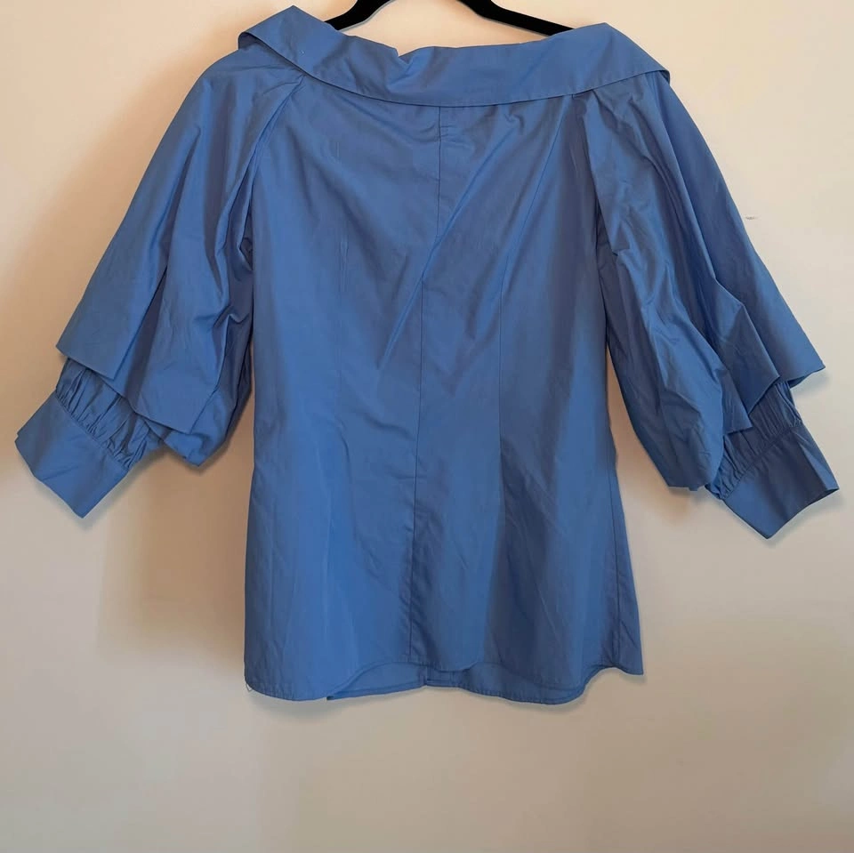 Small Zara off-shoulder puff sleeve top - photo 2