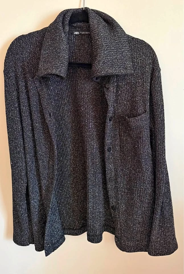 Zara shimmer overshirt and trousers (Small)