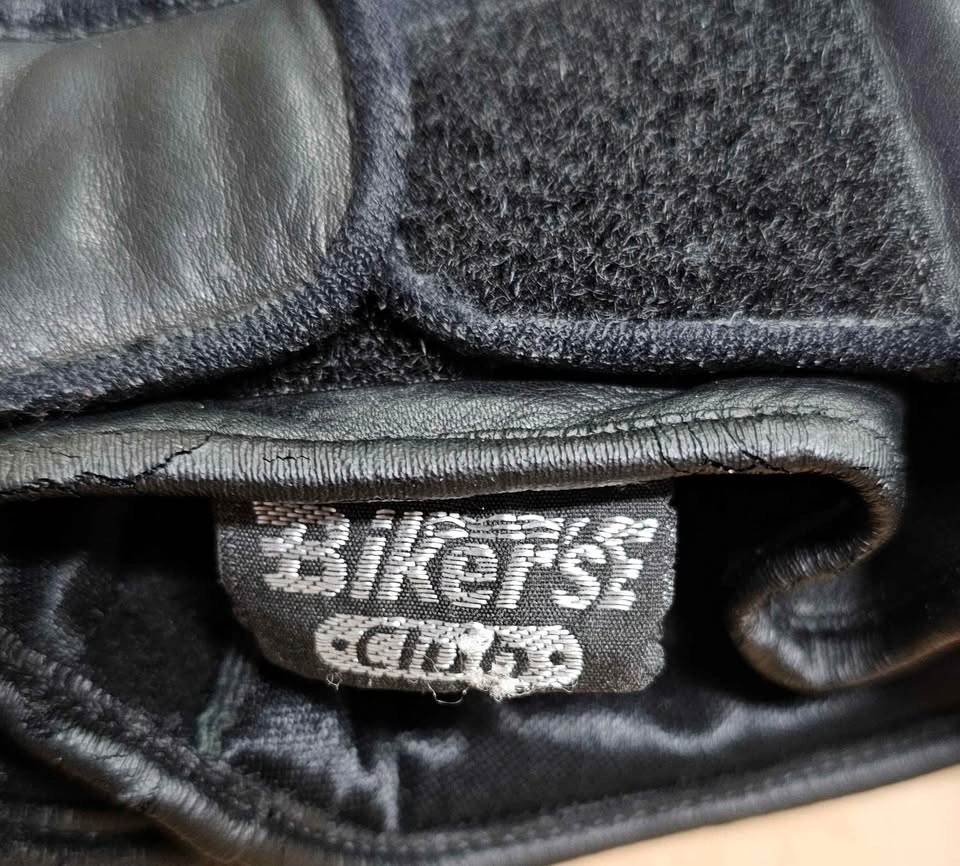 Vintage Biker's Club Steel Armored Leather Motorcycle Gloves - photo 3