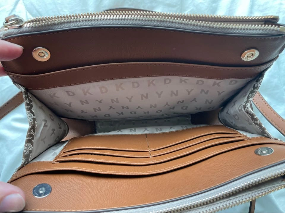 DKNY Crossbody Bag - Signature Monogram Logo Print - photo 3