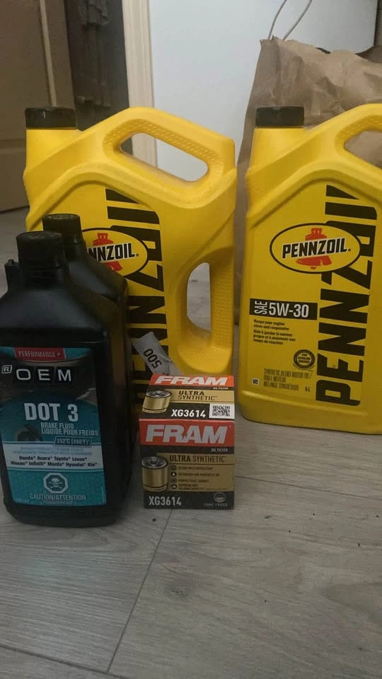 Car parts and maintenance kit