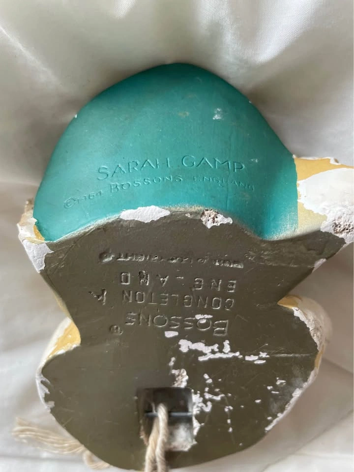 Vintage Bossons Chalkware Heads – Mr. Pickwick & Sarah Gamp - photo 5