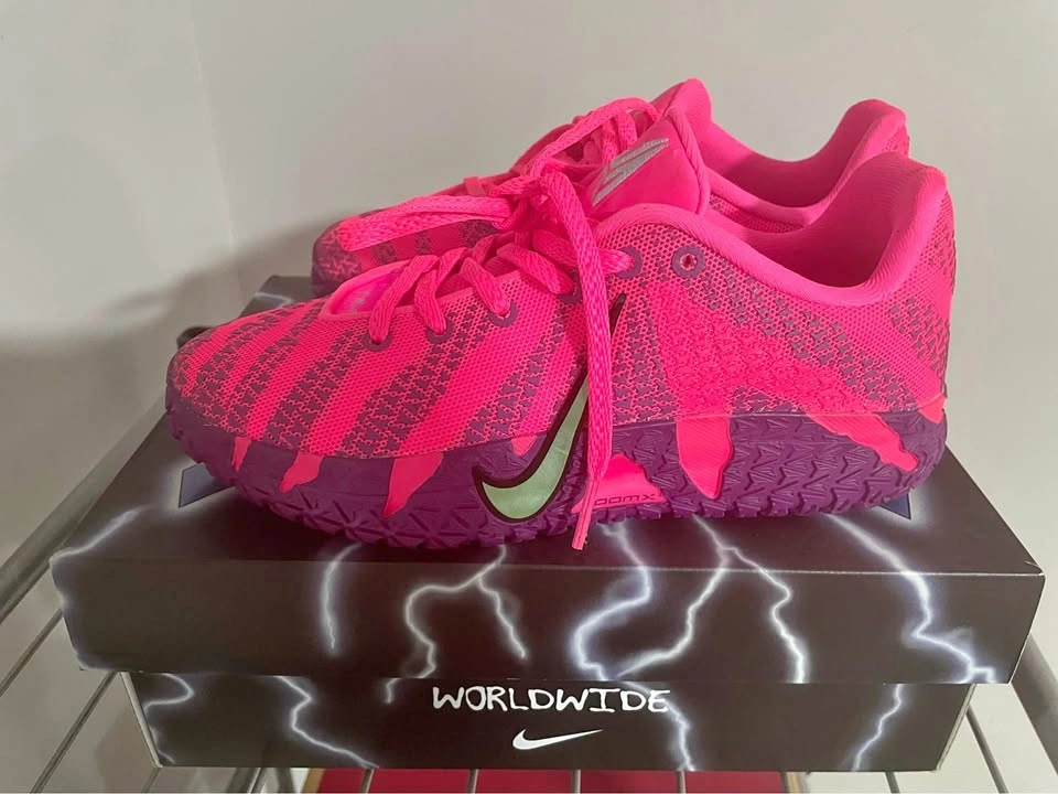 Nike Ja 3 Pink/Purple Youth Size 4Y – Worn Twice, Box Included