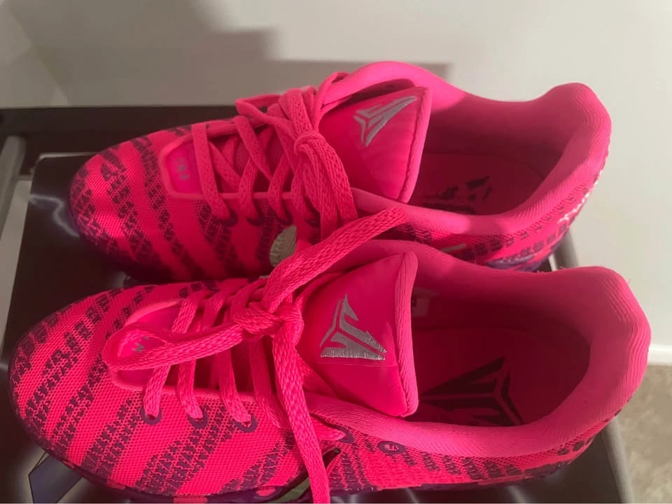 Nike Ja 3 Pink/Purple Youth Size 4Y – Worn Twice, Box Included - photo 2