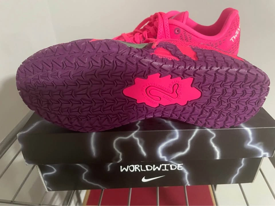 Nike Ja 3 Pink/Purple Youth Size 4Y – Worn Twice, Box Included - photo 3