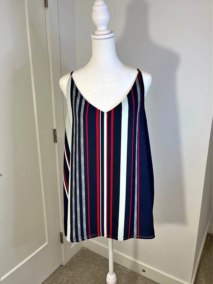 REITMANS Striped V-Neck Spaghetti Strap Camisole