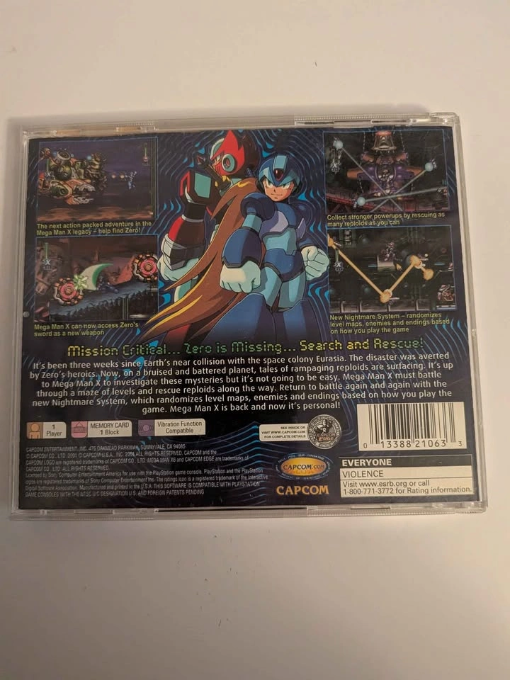 PlayStation 1 Games: Mega Man X6, Tomb Raider II, Rayman, Dino - photo 3