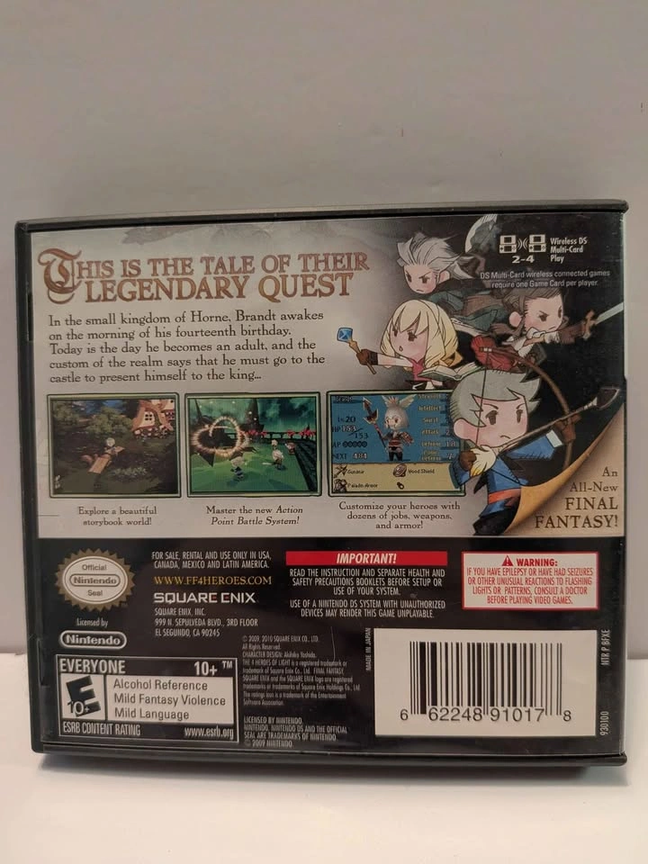Nintendo DS Final Fantasy: The 4 Heroes of Light - photo 2
