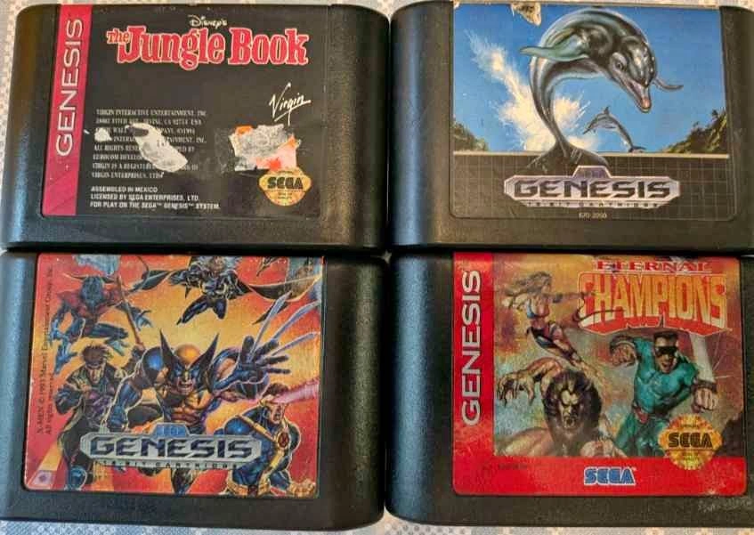 GENESIS 4 GAME LOT