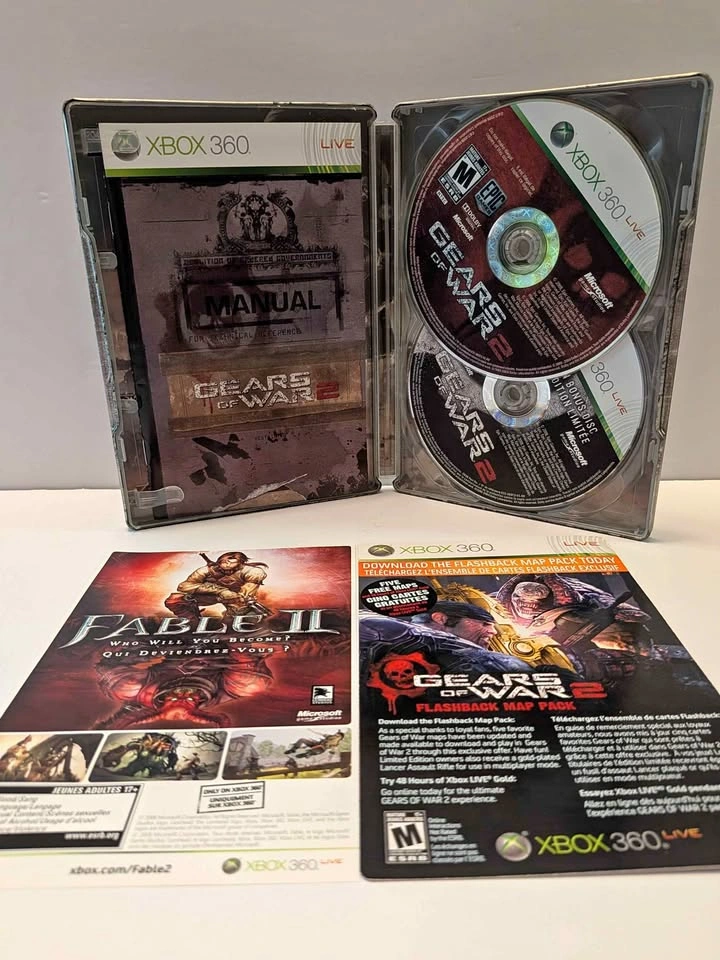 Microsoft Xbox 360 Gears of War 2 Limited Edition Steelbook