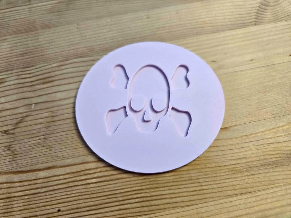 Skull Coaster – Pink (3D Printed)