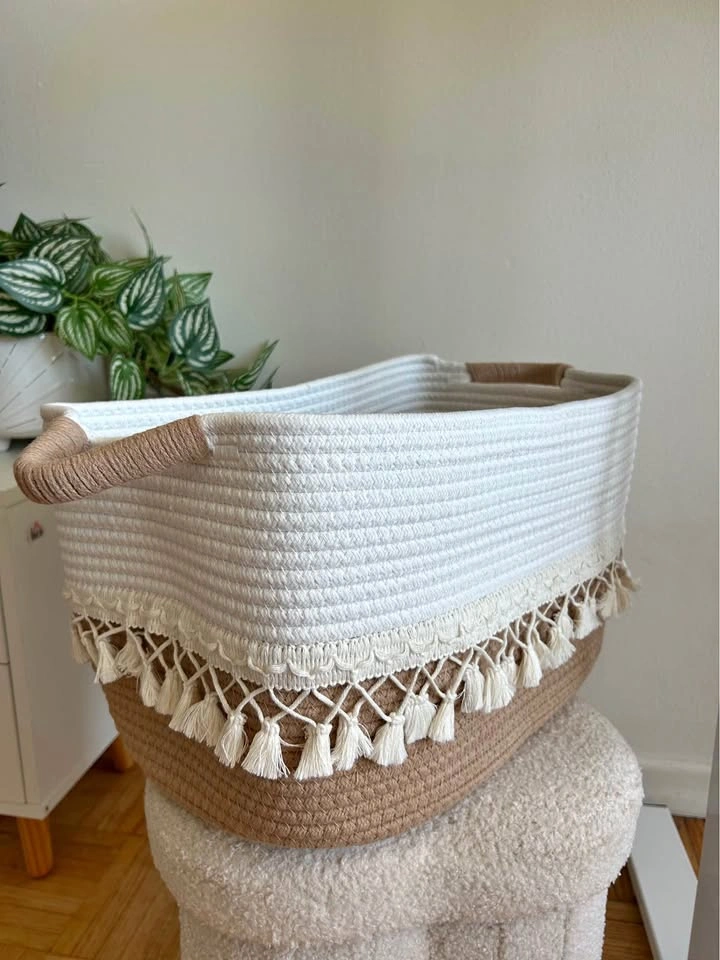 CLEARANCE - 100% cotton rope storage box