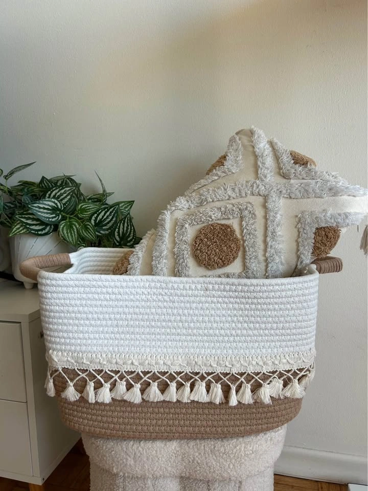 CLEARANCE - 100% cotton rope storage box - photo 5