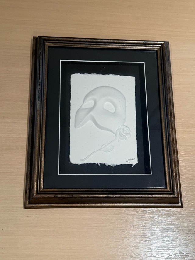 Rod Peters Phantom of the Opera Cast Paper Sculpture