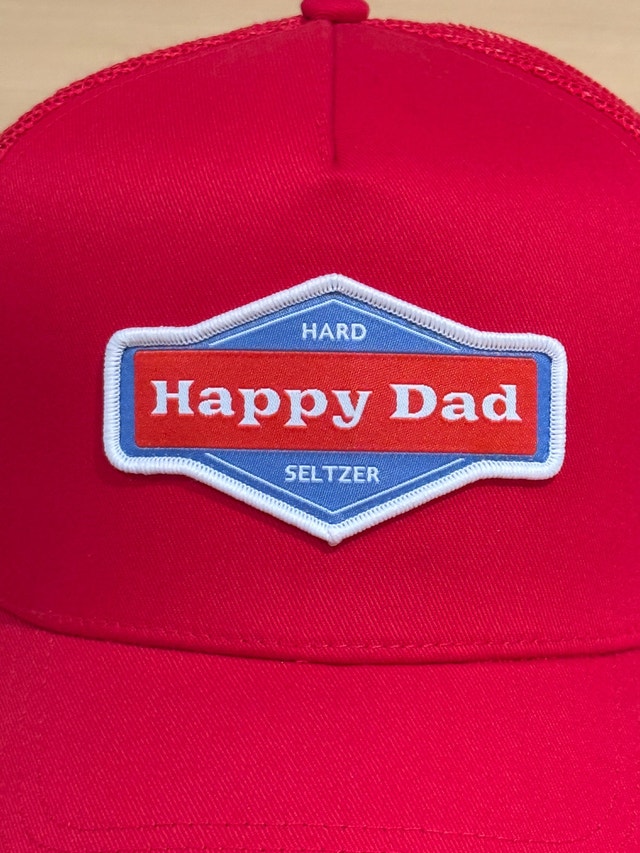 Happy Dad Hard Seltzer Red Trucker Hat - photo 3