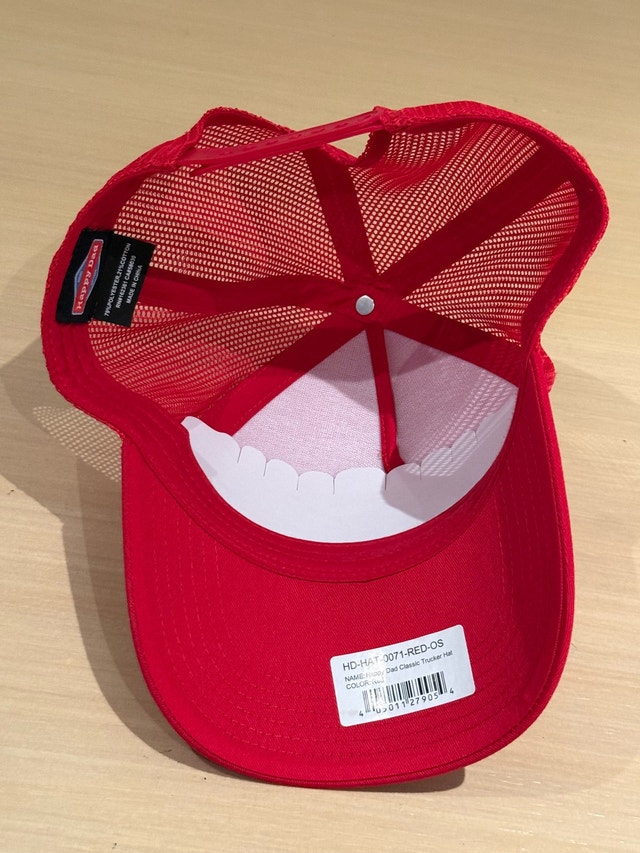 Happy Dad Hard Seltzer Red Trucker Hat - photo 5