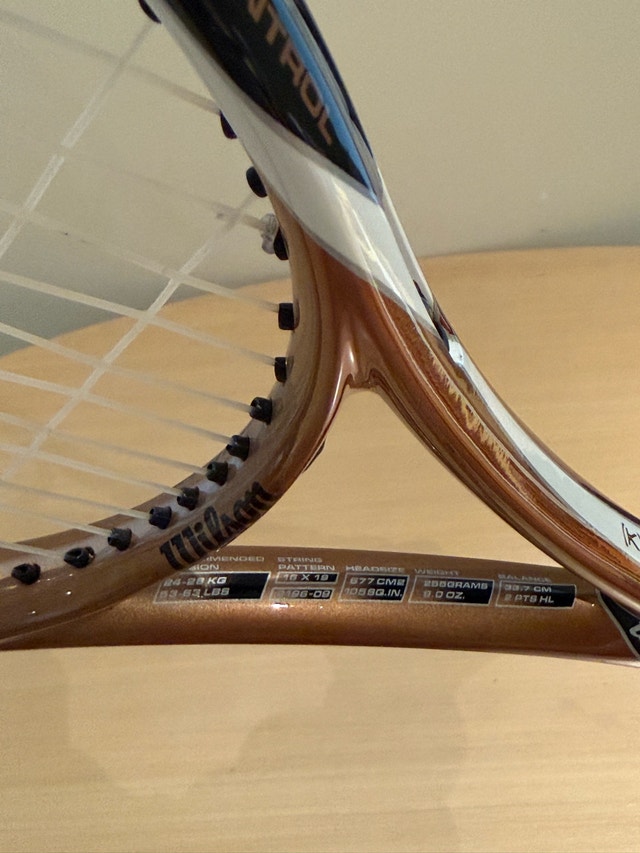 Wilson K Factor Kobra Team Tennis Racket Racquet - New Grip - photo 3