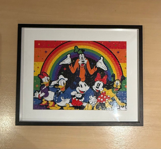 Disney Friends Puzzle Framed Art