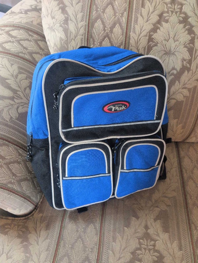 Aero Pak Backpack - Blue & Black - Back To School