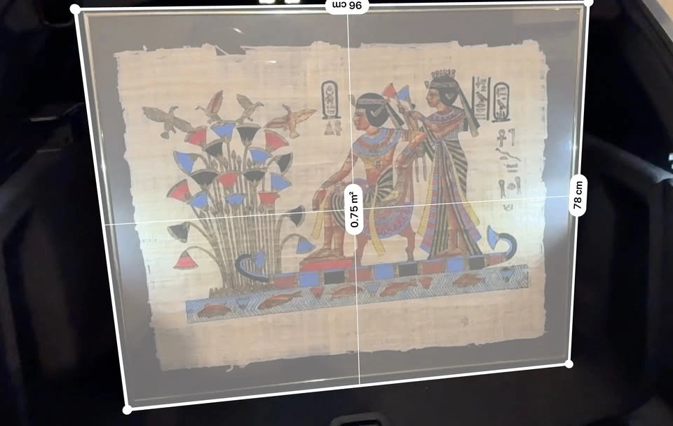 Large Framed Egyptian Papyrus Art - photo 3